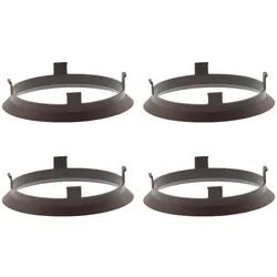 WamSter® 4 Zentrierringe 70,1mm - 67,1mm A-System dunkelbraun