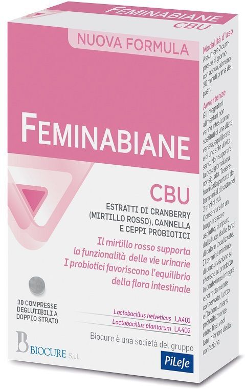 BIOCURE Srl Feminabiane CBU, 30 Compresse