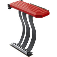 PCIe 5.0 Hyper Riser, Verlängerungskabel rot/schwarz, 20cm