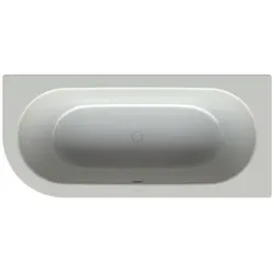 Bette BetteStarlet V Silhouette Badewanne 6700-002CELVK manhattan, 185x85x42cm, mit Schürze