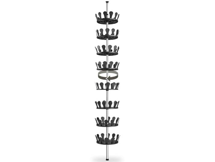tectake® Rangement chaussure max. 48 paires\, Carrousel Meuble chaussure 26\,5 x 100-300 cm\, Organisateur chaussures\, Range chaussures Dressing\, Chambre\, Rangement placard\, Dressing Chambre adulte