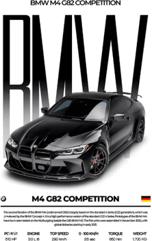Inspire Picks Luxury Supercar Wall Art Black Car Poster Modern Automotive Canvas Decor bw009 16 40x60cm Unframed
