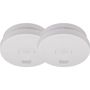 Brennenstuhl Rauchmelder RM L 3100 Set, 10 Jahre Laufzeit, 85 dB, VdS-geprüft, mit Q-Label, 2 Stück