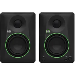 Mackie CR4.5 (Pair) 4.5" Powered Studio Monitors w/ Tone Control and BT (Aktiv, Paar, 2x 25 W), Monitor Lautsprecher, Schwarz