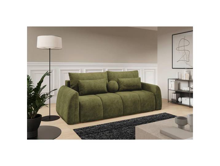 Schlafsofa Geronimo Olivgrün B: 252cm