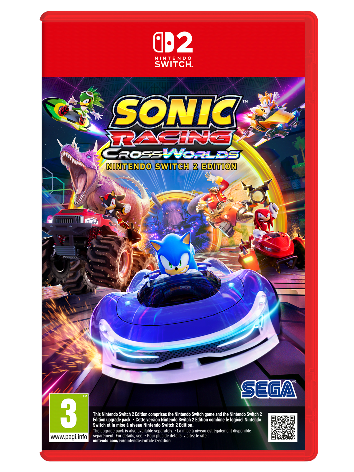 Sonic Racing: Crossworlds - Nintendo Switch 2 - Rennspiel - PEGI 3