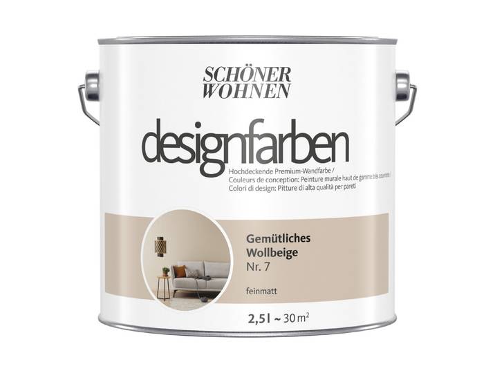 Schöner Wohnen Premium-Dispersion Designfarben Beige-Braun 2.5 l