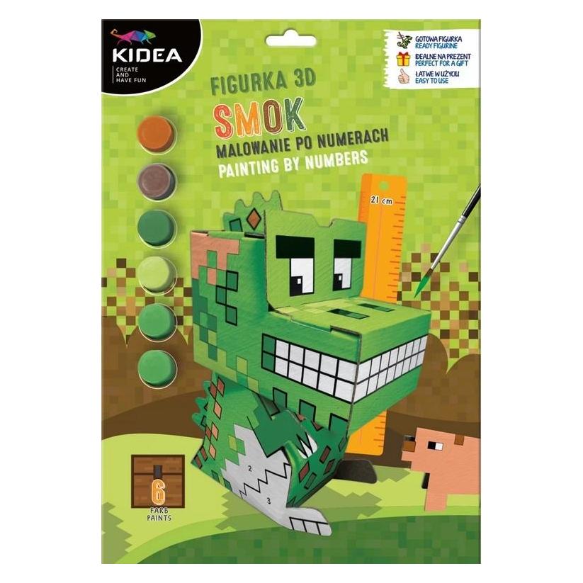 Derform 3D-Malen nach Zahlen Drache KIDEA Figur (44132266)