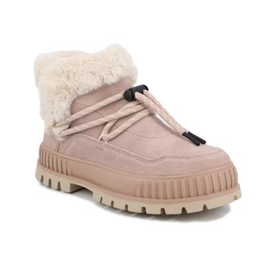 Winterboots PALLADIUM "PALLASHOCK LO HIVER", Damen, Gr. 40, wärmend, beige (sand flow), Leder, Schuhe Winterboots, Winterschuhe, Winterstiefel, Snowboots