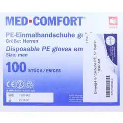 Handschuhe Plastik Herren 100 ST