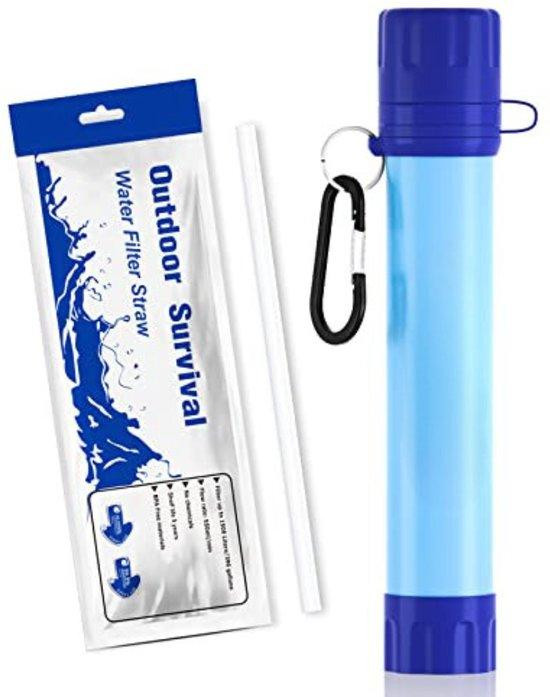 Blauwe waterfilter voor de voorbehandeling van buitenbaden