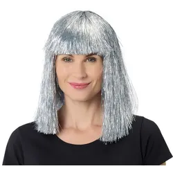 Perücke "Lametta", silber