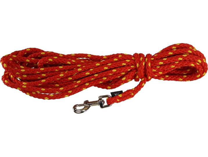 Hundeleine Schleppl.1cm/8m , gelb, B:1cm L:8m, Kunststoff, Leinen, Hundeleine