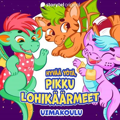 Hyvää yötä, pikku lohikäärmeet: Uimakoulu - Annika Meijer, Audio, 9789180672269