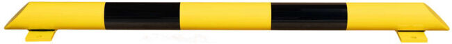 Poutre de protection pour vérin Moravia noir/jaune tube rond 76 x 3,0 mm longueur 1200 mm (199.14.143)