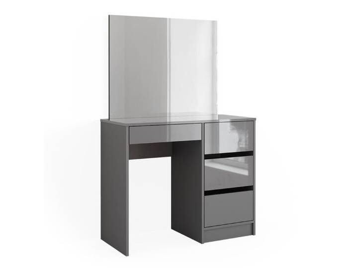 Coiffeuse Sherry 90cm avec miroir Gris Vicco 41283