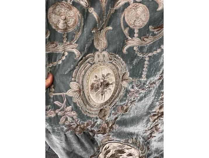 Nouveaux rideaux romantiques français européens américains pour salon salle à manger chambre rideaux brodés en velours de mûrier personnaliser