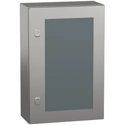 Schneider Electric NSYS3X6420T PanelSeT S3X Edelstahl 304L, Scotch Brite®-Oberfläche, H600xB400xT200mm.