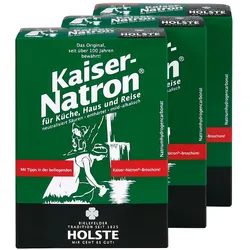 3er-Pack Holste Kaiser-Natron® Pulver - 3 × 250 g
