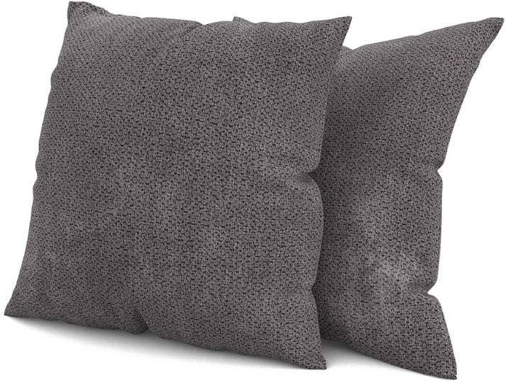 Set 2 Kissen VERBIER 40x40cm grau