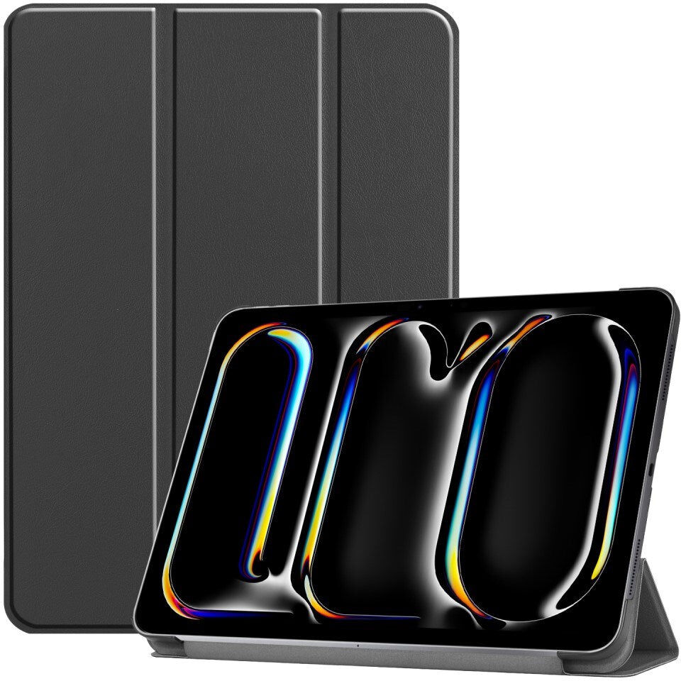 EIDERWOOD iPad Pro 11" (2025 / 2024) Tri-Fold Læder Cover - Sort