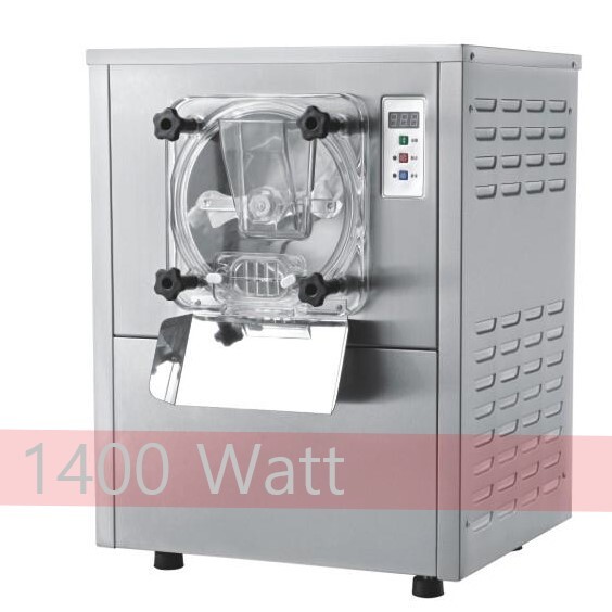 Gino Gelati Eismaschine GG-1400W Kompressor 15L pro Stunde Edelstahl