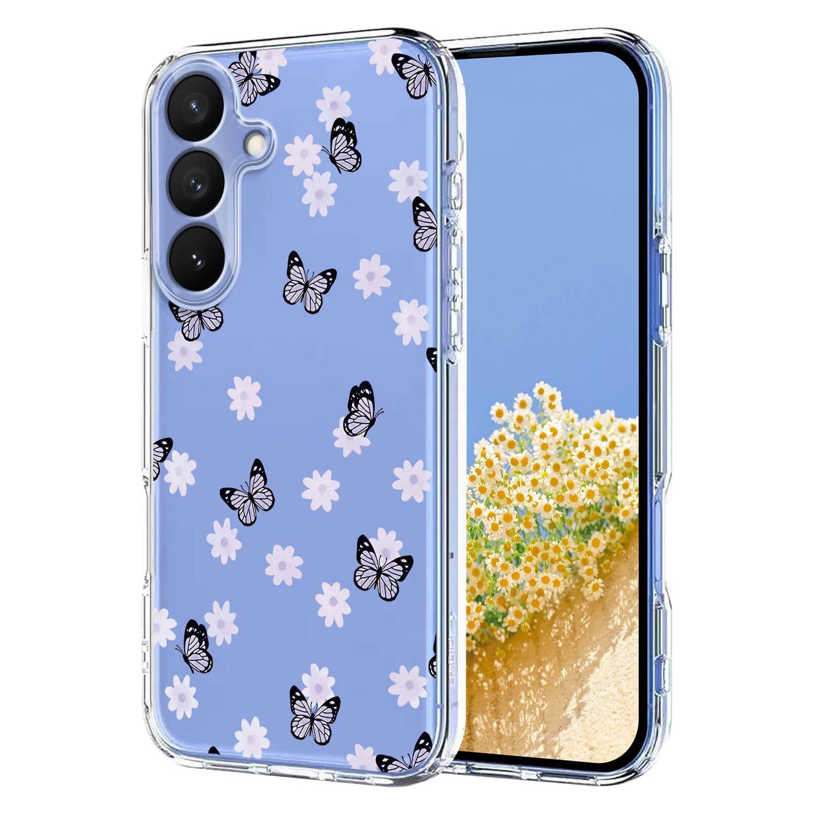 Cover-Discount Galaxy S26 - Silikon Gummi Hülle Blumen (Samsung Galaxy S26) (67418051)