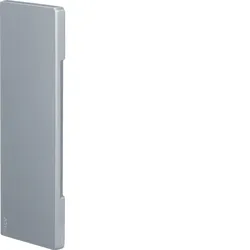 Hager BRA652106BLAN Endstück schnittkaschierend zu BRA 68x210mm Oberteil 120mm hfr lackiert alu