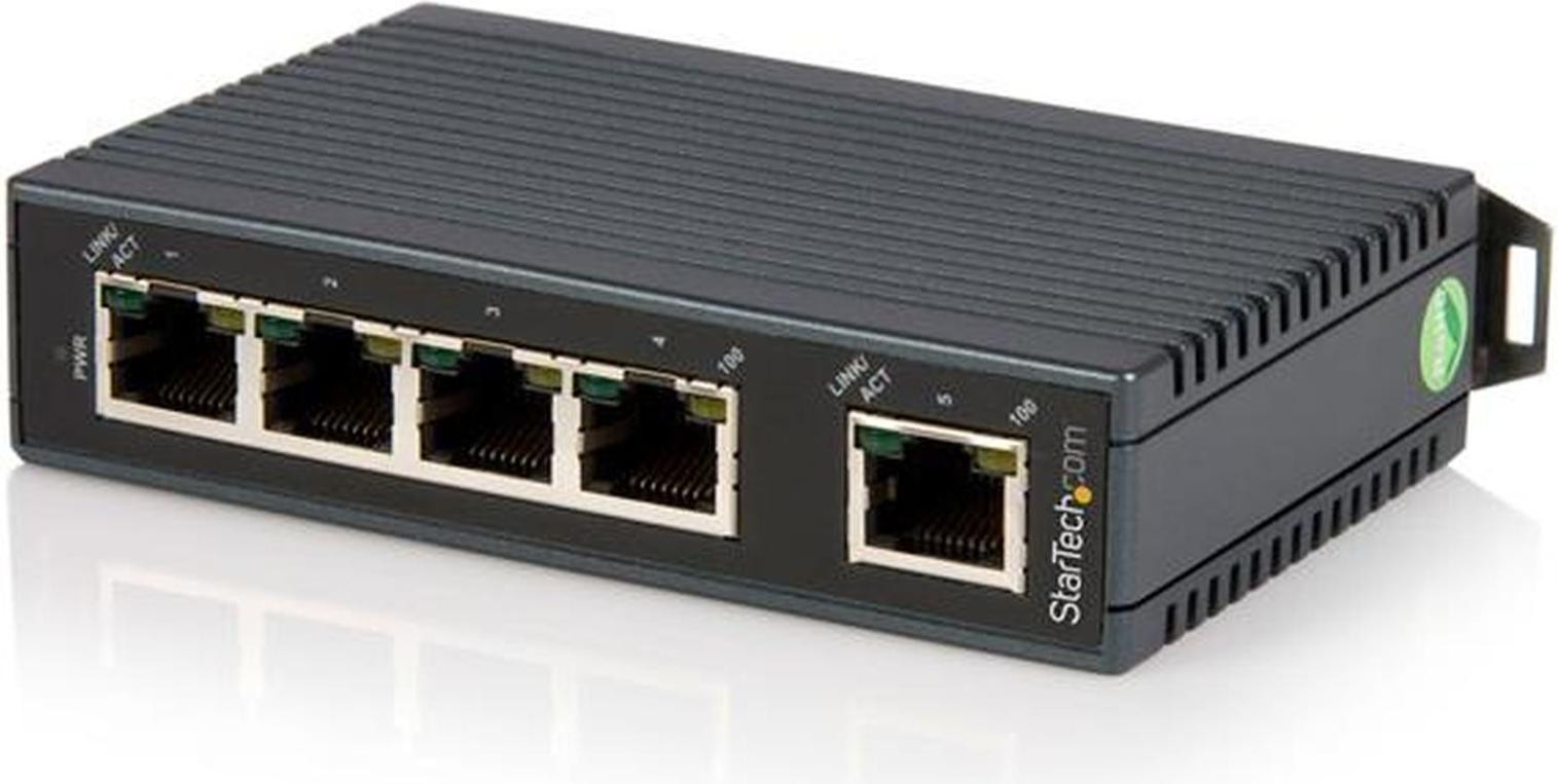 StarTech Industriële 10/100 Ethernet-switch met 5 poorten