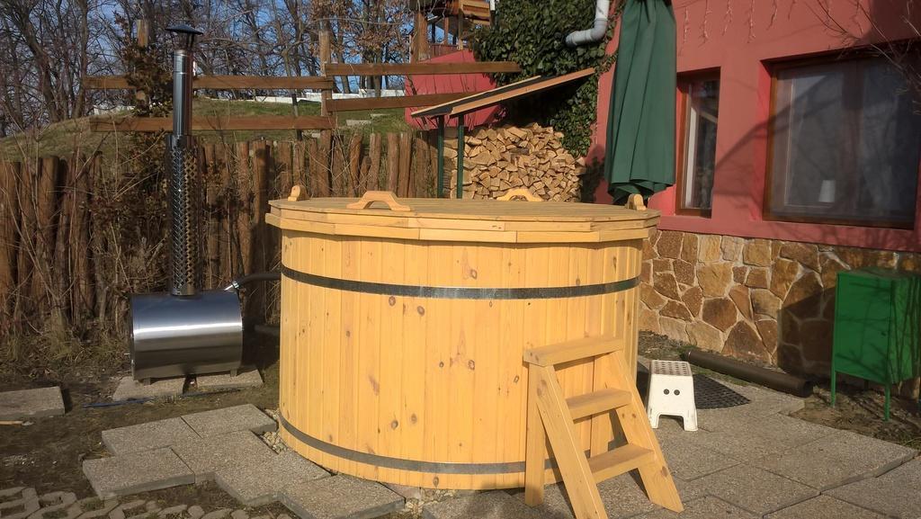 Whirlpool Badefass Garten Bad Thermoholz Outdoor-Spa Erholungsbecken