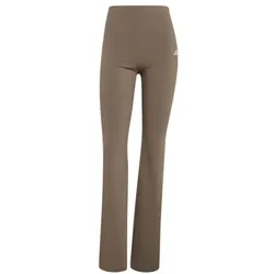 adidas Essentials S Logo Flared Leggings Damen - khasix/white - 2