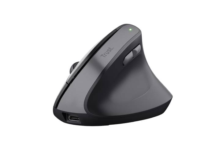 Trust BAYO II ERGONOMIC WIRELESS MOUSE Muis Zwart