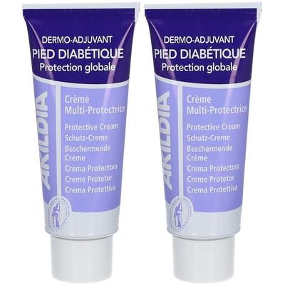 Akildia Fuß Schutzcreme für Diabetiker 2x 2x75 ml Creme
