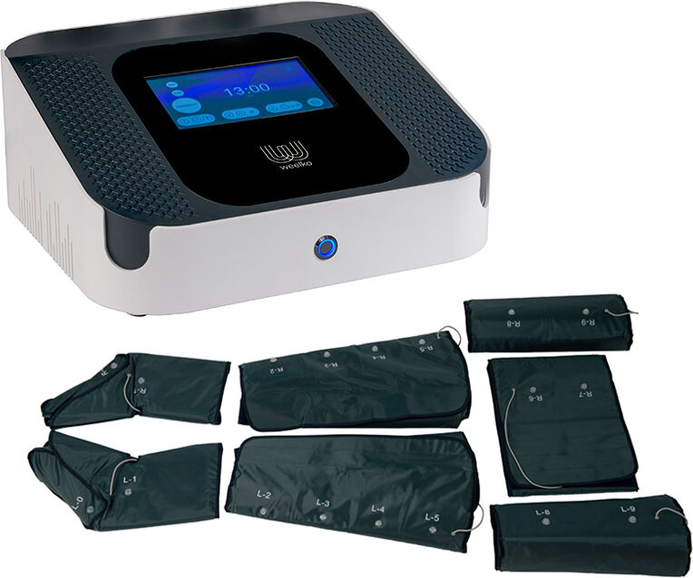 Presoterapia + Termoterapia HighTech Sauna Air: Ideal para melhorar a circulação, facilitar a eliminação de gorduras, ativar a oxigenación celular e a relaxação muscular