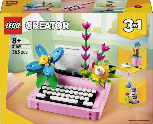 31169 LEGO CREATOR Schreibmaschine mit Blumen