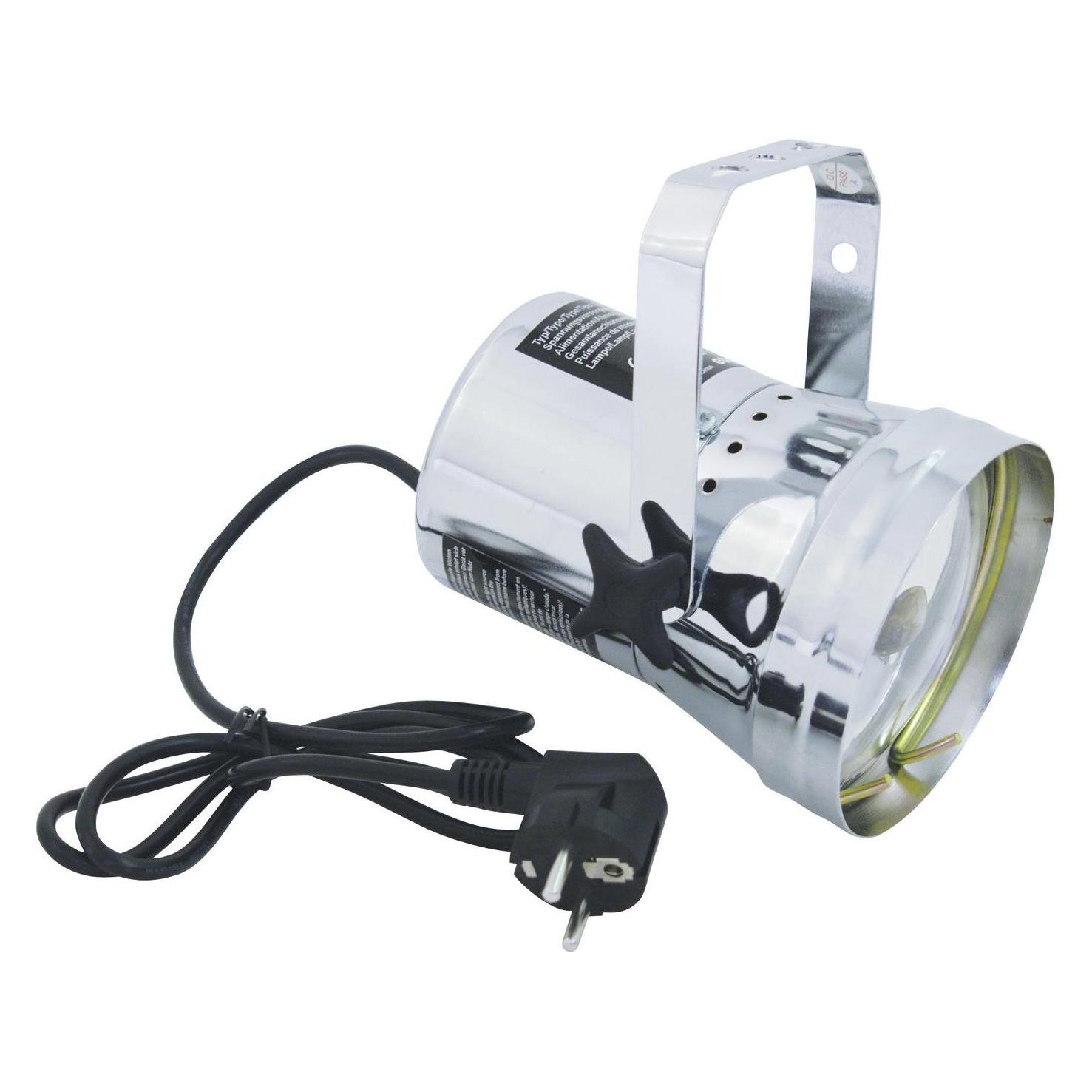 Eurolite T-36 Pinspot mit Stecker, silber (30 W) (50800410)