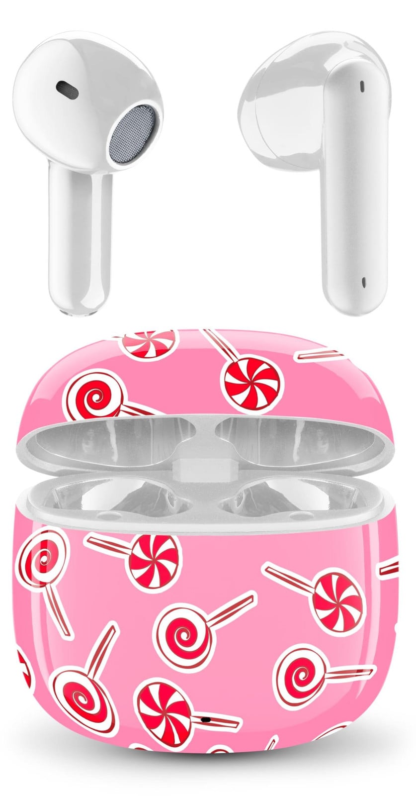 Music Sound True Wireless Stereo Koptelefoon met microfoon - Roze