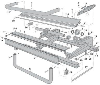 Van Mark Parts Van Mark Mark I 50 Series Replacement Parts 4773 Stainless Steel Strip M1250/M1251 (Ships in 2 Pieces)