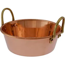 Ich-zapfe Topf, Marmeladentopf - Kupfer und Messing, Pfanne + Kochtopf, Kupfer