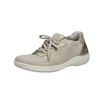 Sneaker REMONTE "Remonte Sneaker Textil", Damen, Gr. 39, gold, Textil, Schuhe Sneaker