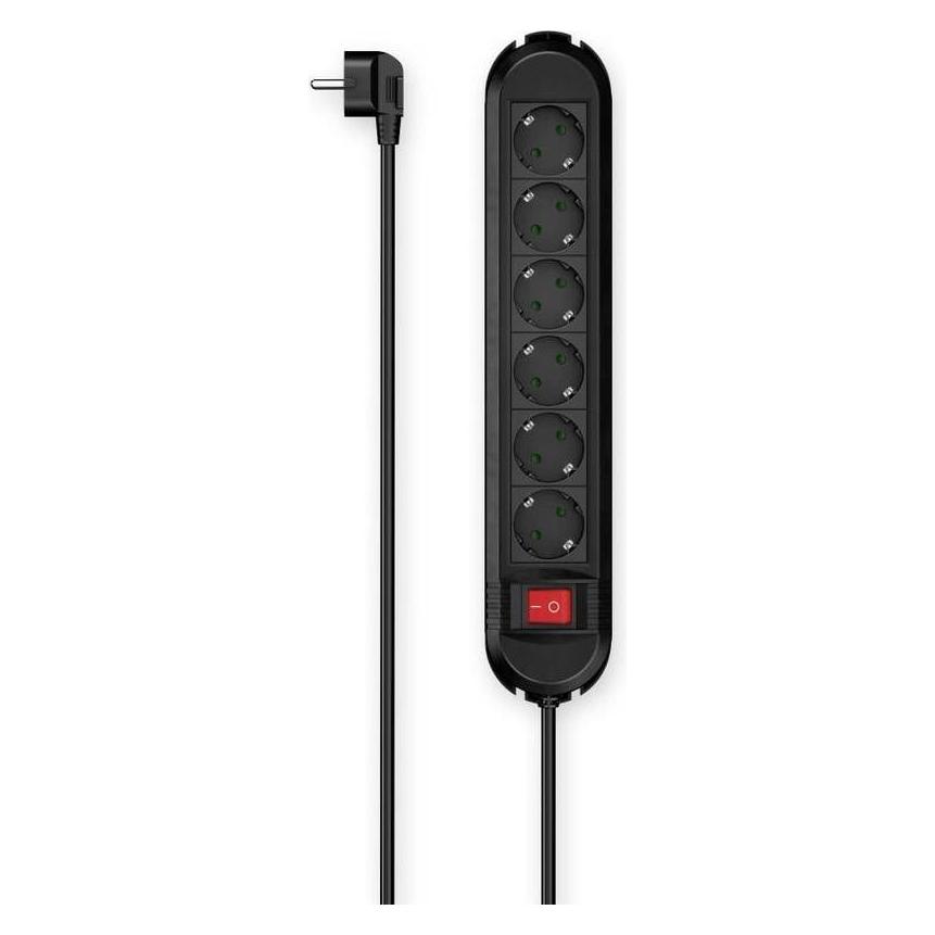 Hama 00223038 Intelligente Steckerleiste 6 AC-Ausgänge 3 m (6x, CEE 7/3, 3 m) (00223038)