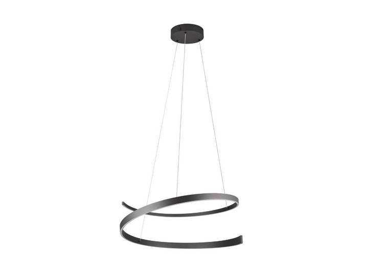Cinque Led-Hängeleuchte Cinardi, Schwarz, Metall, 200 cm, Lampen & Leuchten, Innenbeleuchtung, Hängeleuchten, Pendelleuchten