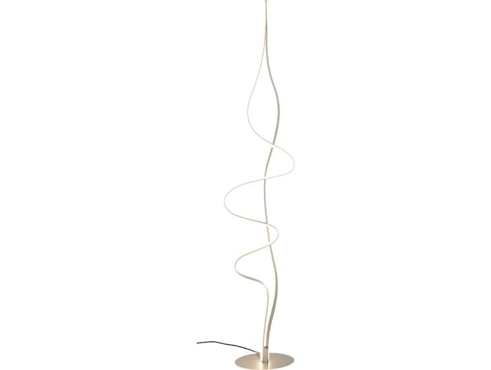 Stehlampe Bryan weiss, silber Metall/Kunststoff 3800 lm H 160 cm - LED - Lichtfarbe: Extra warmweiss - Stehlampe- LED Energiesparlampe