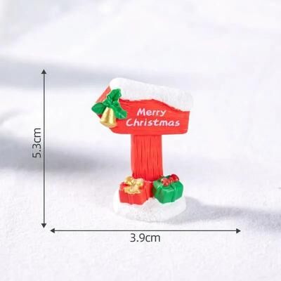 Uplifted Finds Resin Road Sign Fairy Garden Miniature   Simulation Micro Landscape Ornament a1