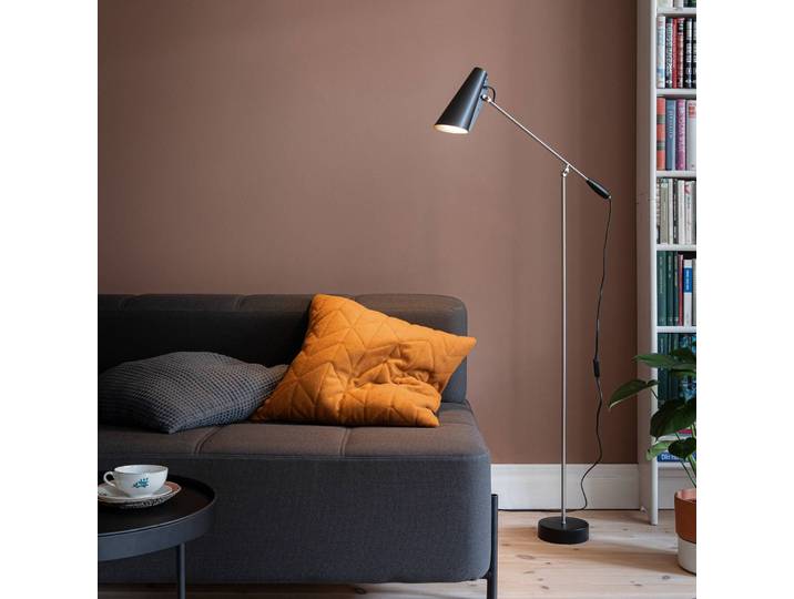 Northern Designer Stehlampe Birdy, schwarz, für Wohn- / Esszimmer, Aluminium, Design, Stehleuchte