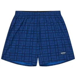 Saysky Herren Checker Pace Shorts 5" blau