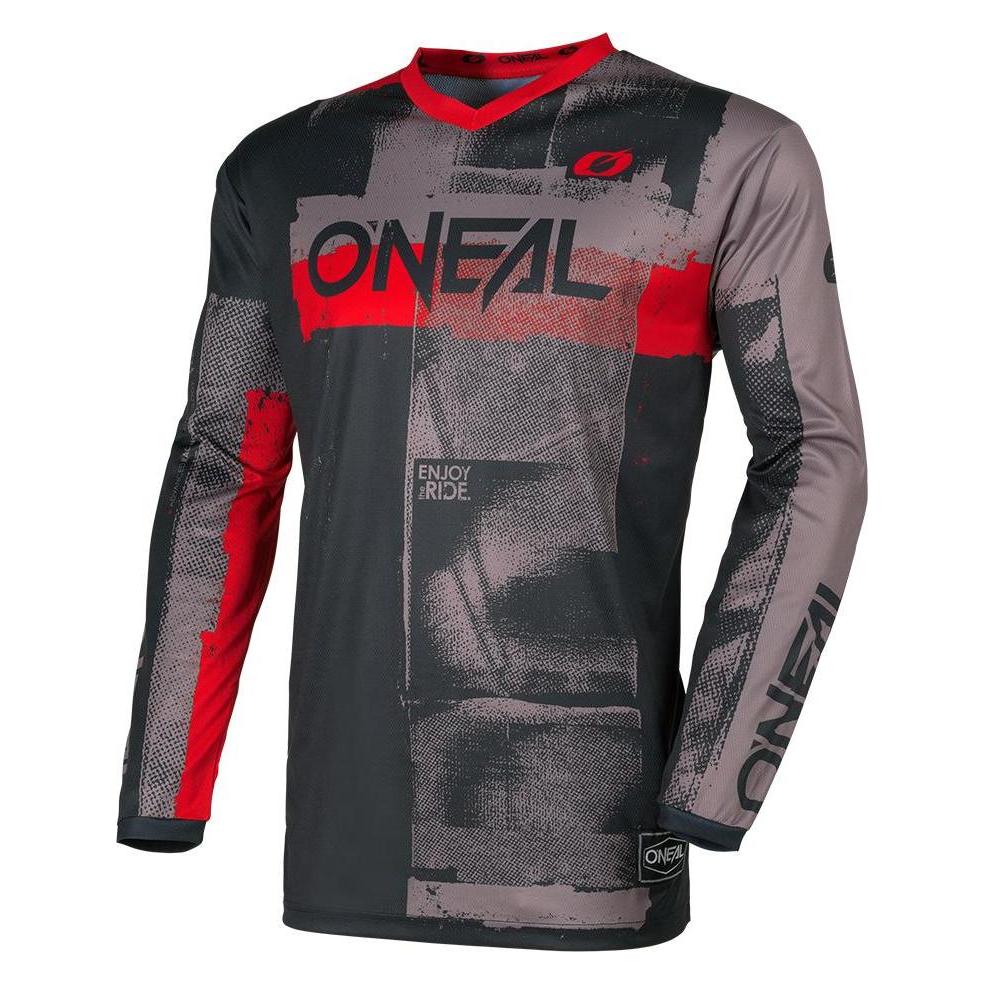 O Neal Oneal ELEMENT ROLLER Jersey grau-rot S (S) (64714070)