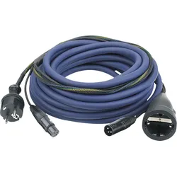 DAP FP09 - Schuko/XLR F - Schuko/XLR M - Audio / Power AUDIO Strom- und Signalkabel - 15 m