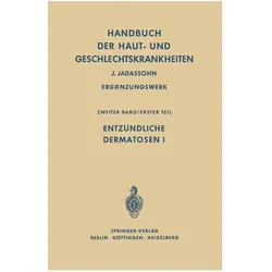 Entzündliche Dermatosen I, Fachbücher von Hans Storck, Guido Miescher