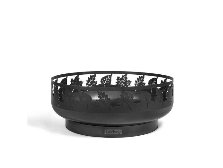 Feuerschale, Schwarz, Metall, rund, 33 cm, Freizeit & Co, Herbstartikel & Winterartikel